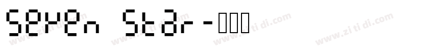 Seven Star字体转换